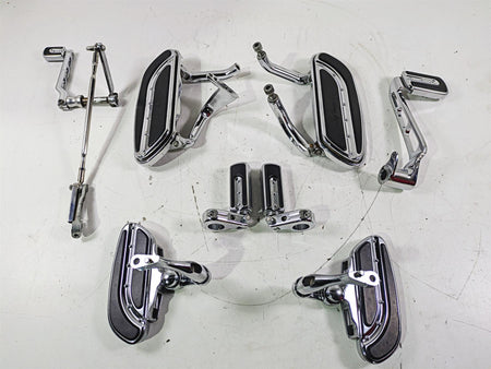 2007 Harley Touring FLHTCU SE CVO E-Glide Full Chrome Floor Board Set 50688-04 {{ shop.shopifyCountryName }} - Mototech271