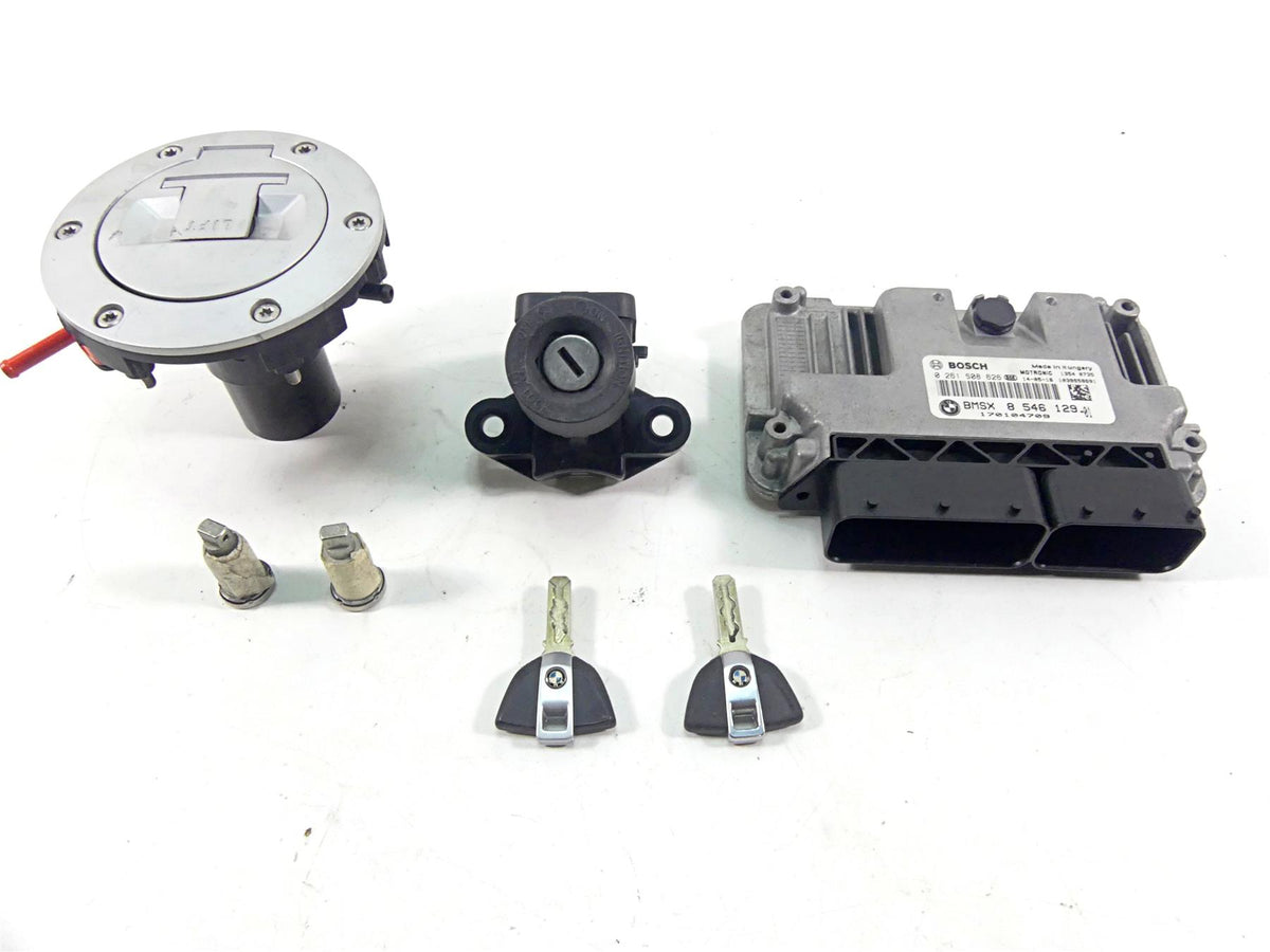 2014 BMW R1200GS K50 Cdi Ecu Ecm Ignition Switch Key Lock Tank Cap Set 8546129 {{ shop.shopifyCountryName }} - Mototech271