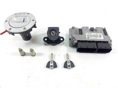 2014 BMW R1200GS K50 Cdi Ecu Ecm Ignition Switch Key Lock Tank Cap Set 8546129 {{ shop.shopifyCountryName }} - Mototech271