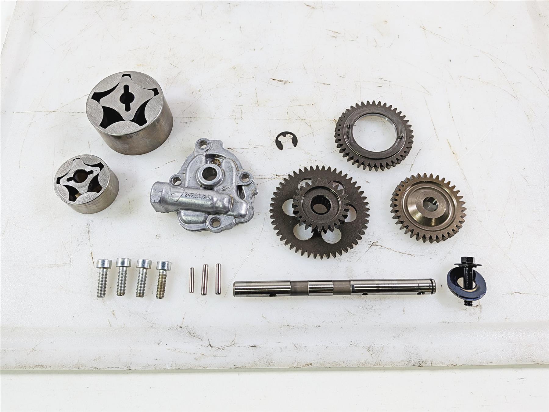 2017 Ducati Panigale 1299 Oil Pump & Cover & Gear Set - Tested 24733721A-Mototech271
