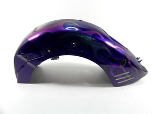 2002 Honda VTX1800 R Rear Fender - Purple Flames 80110-MEA-670 80110-MCV-S10 | Mototech271