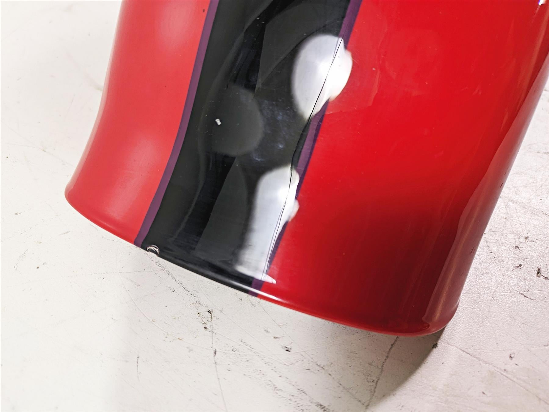 2005 Harley Softail FLSTFSE CVO Fat Boy Front Fender Electric Cherry 59595-05 {{ shop.shopifyCountryName }} - Mototech271