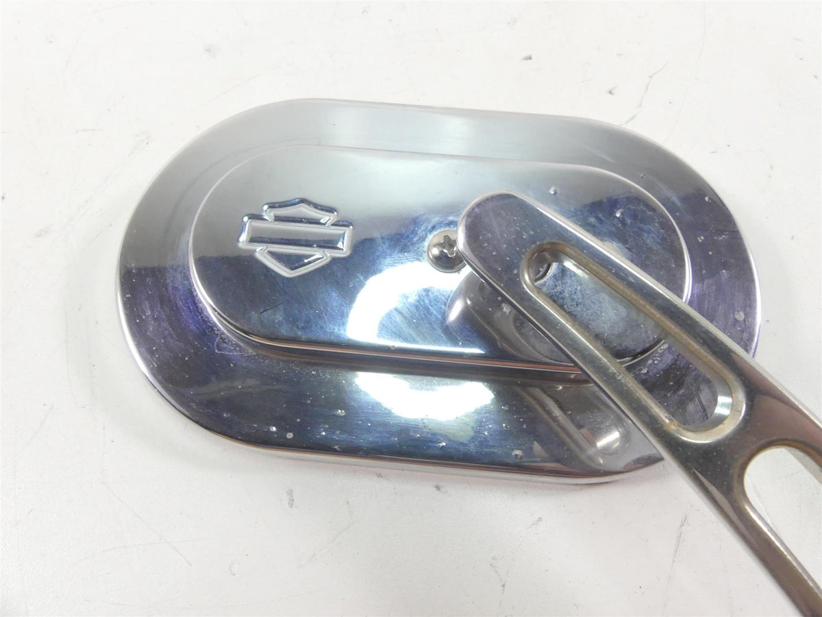 2002 Harley Touring FLHRCI Road King Oem Chrome Oval Rear View Mirror Set {{ shop.shopifyCountryName }} - Mototech271