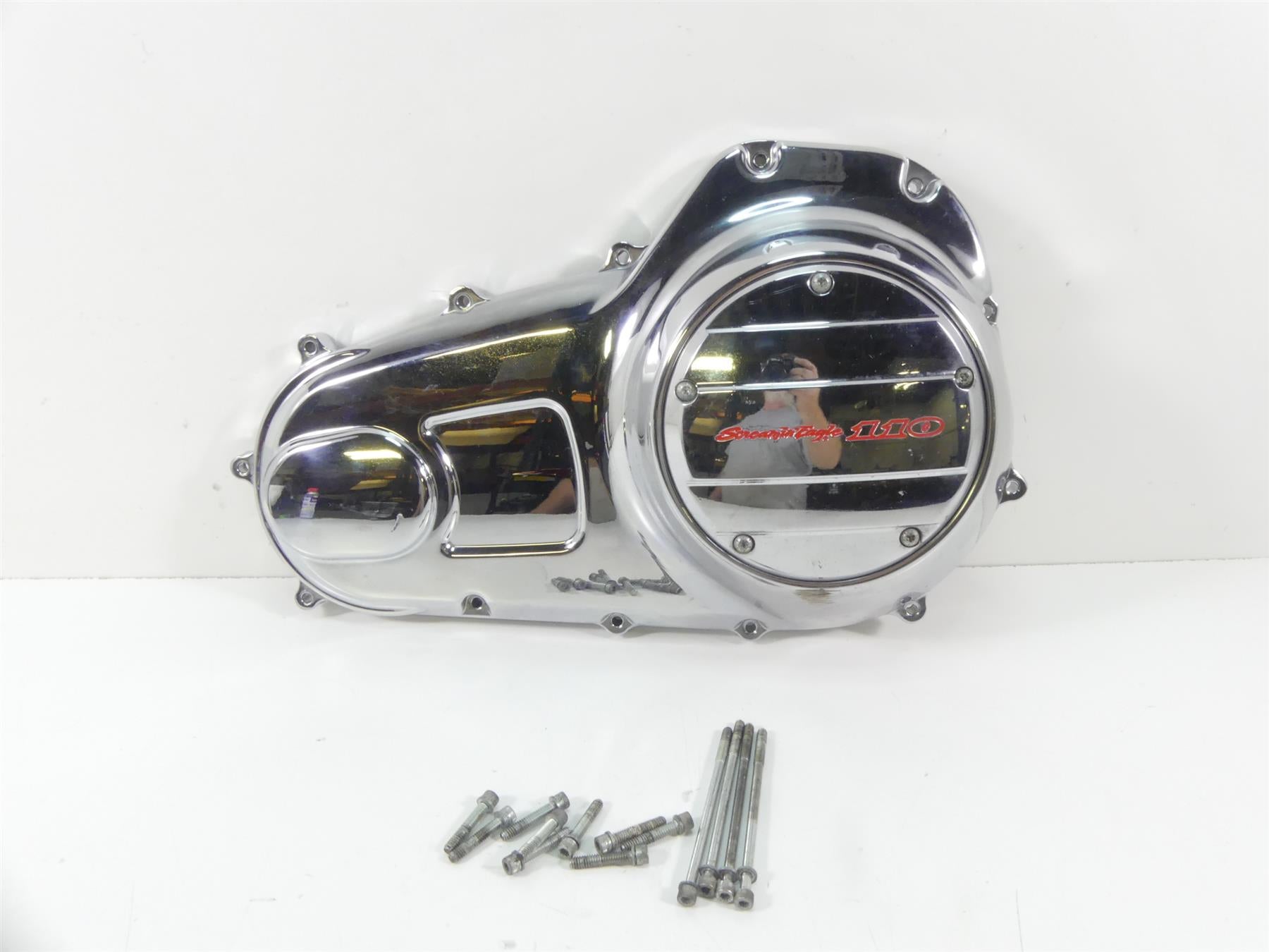 2007 Harley Touring FLHTCU SE CVO Electra Glide Outer Primary Cover 60685-07 {{ shop.shopifyCountryName }} - Mototech271