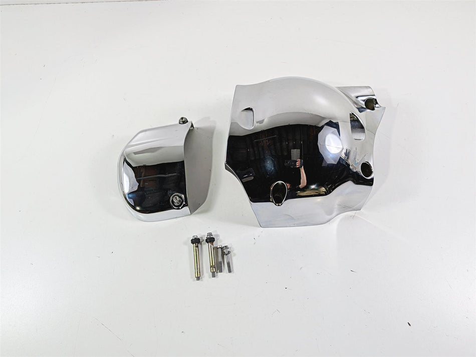 2006 Suzuki C90 VL1500T Boulevard Rear Engine Side Cover Set 11361-10F00 {{ shop.shopifyCountryName }} - Mototech271