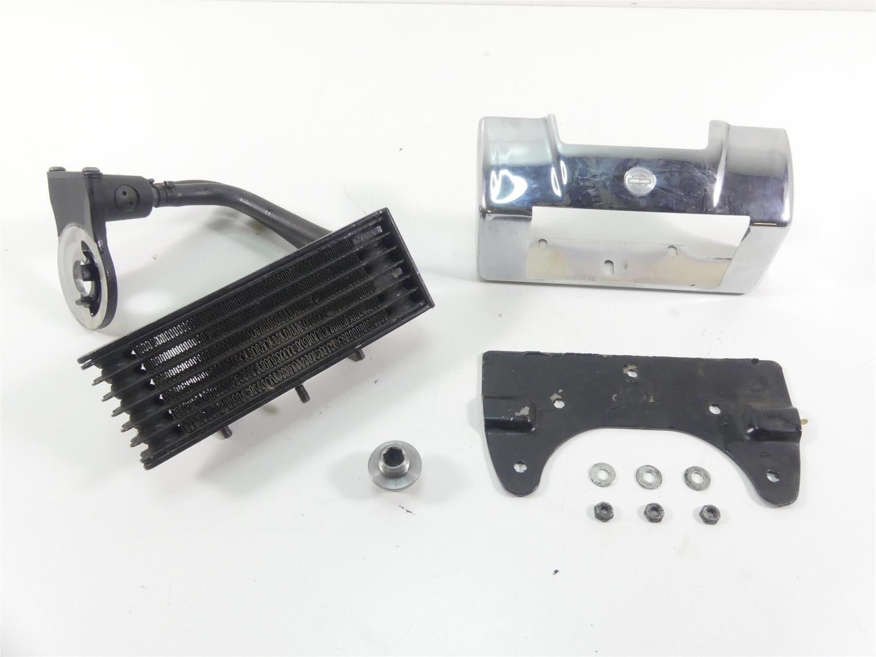 2007 Harley FLHTCU SE2 CVO Electra Glide Oil Cooler Radiator Flange Kit 63071-07 {{ shop.shopifyCountryName }} - Mototech271
