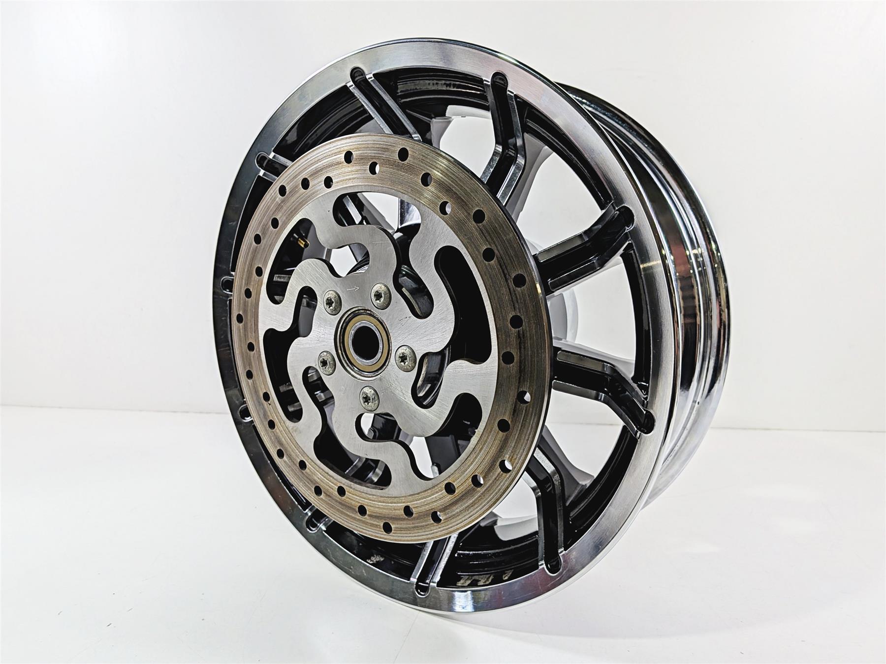 2014 Harley Touring FLHTK Electra Glide Nice Impeller Contrast Rear Wheel Rim 16x5 40900391-Mototech271