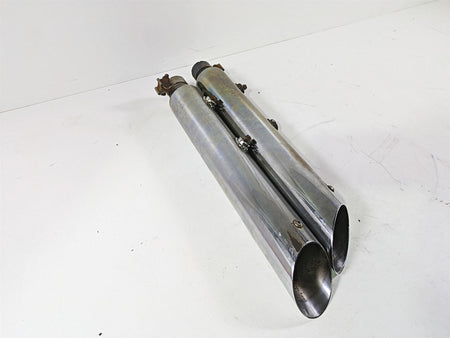 2008 Harley FLSTC Softail Heritage Slip On Slash Cut Exhaust Muffler Set - Read {{ shop.shopifyCountryName }} - Mototech271