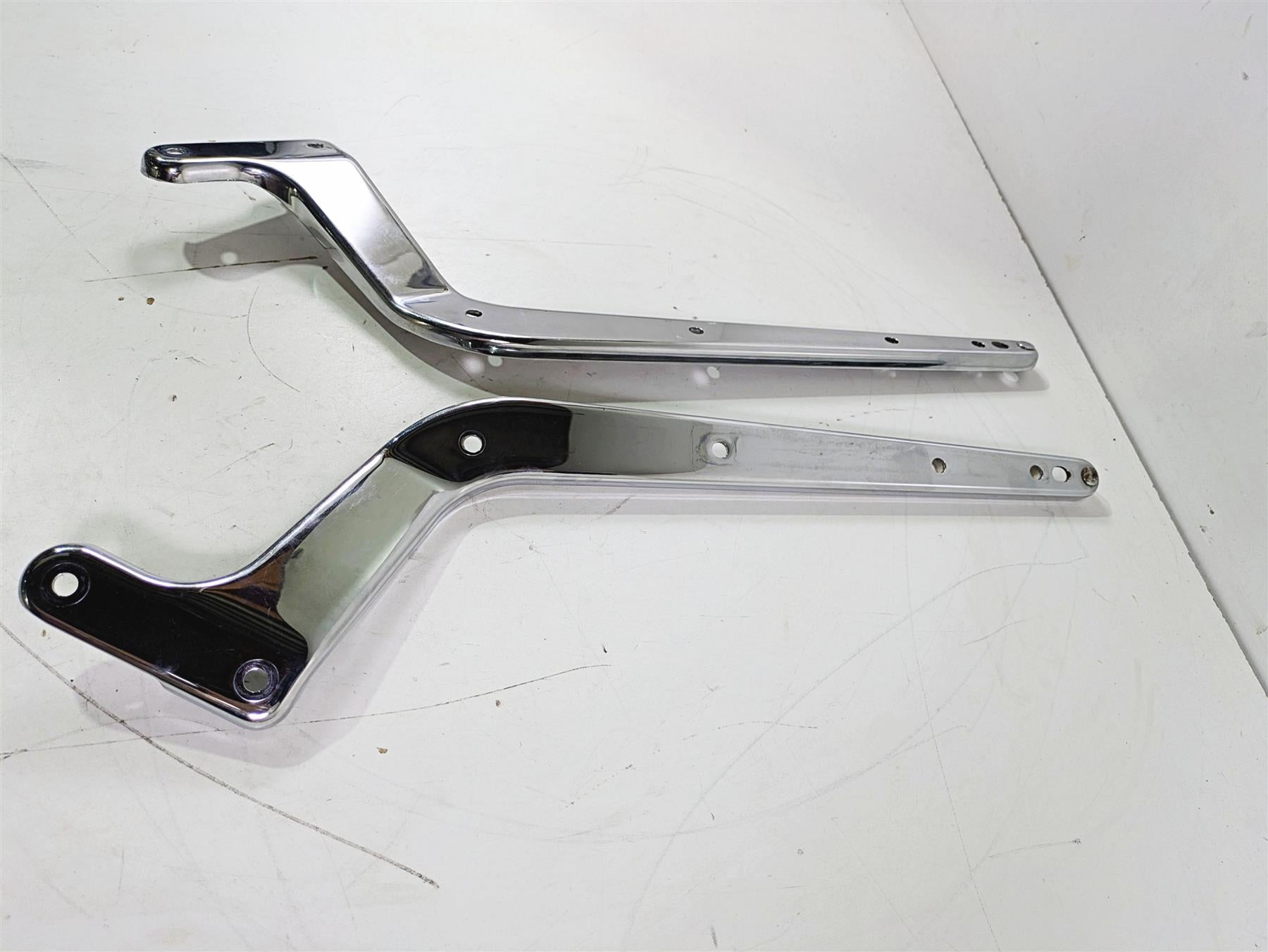 2008 Harley FLSTC 105TH Softail Heritage Rear Fender Chrome Strut Set 59955-08 {{ shop.shopifyCountryName }} - Mototech271
