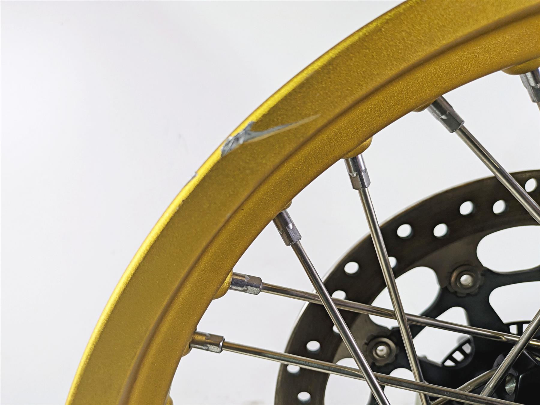 2022 Ducati Scrambler Desert Sled 19x3 Front Wheel Rim - Bent 50122601AA {{ shop.shopifyCountryName }} - Mototech271