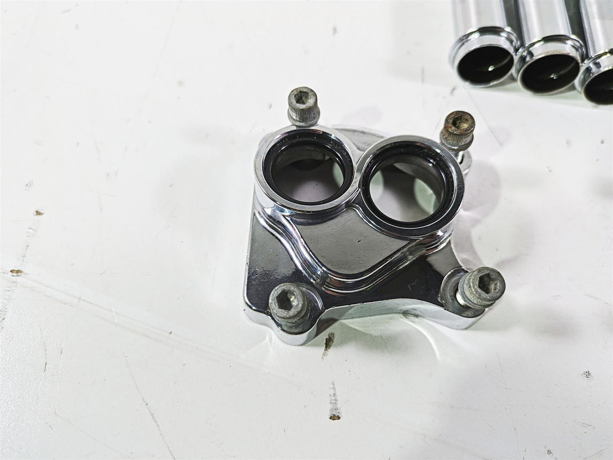 2003 Harley Dyna FXDL Low Rider 100TH Chrome Pushrod Lifter Cover Set 17965-99 {{ shop.shopifyCountryName }} - Mototech271