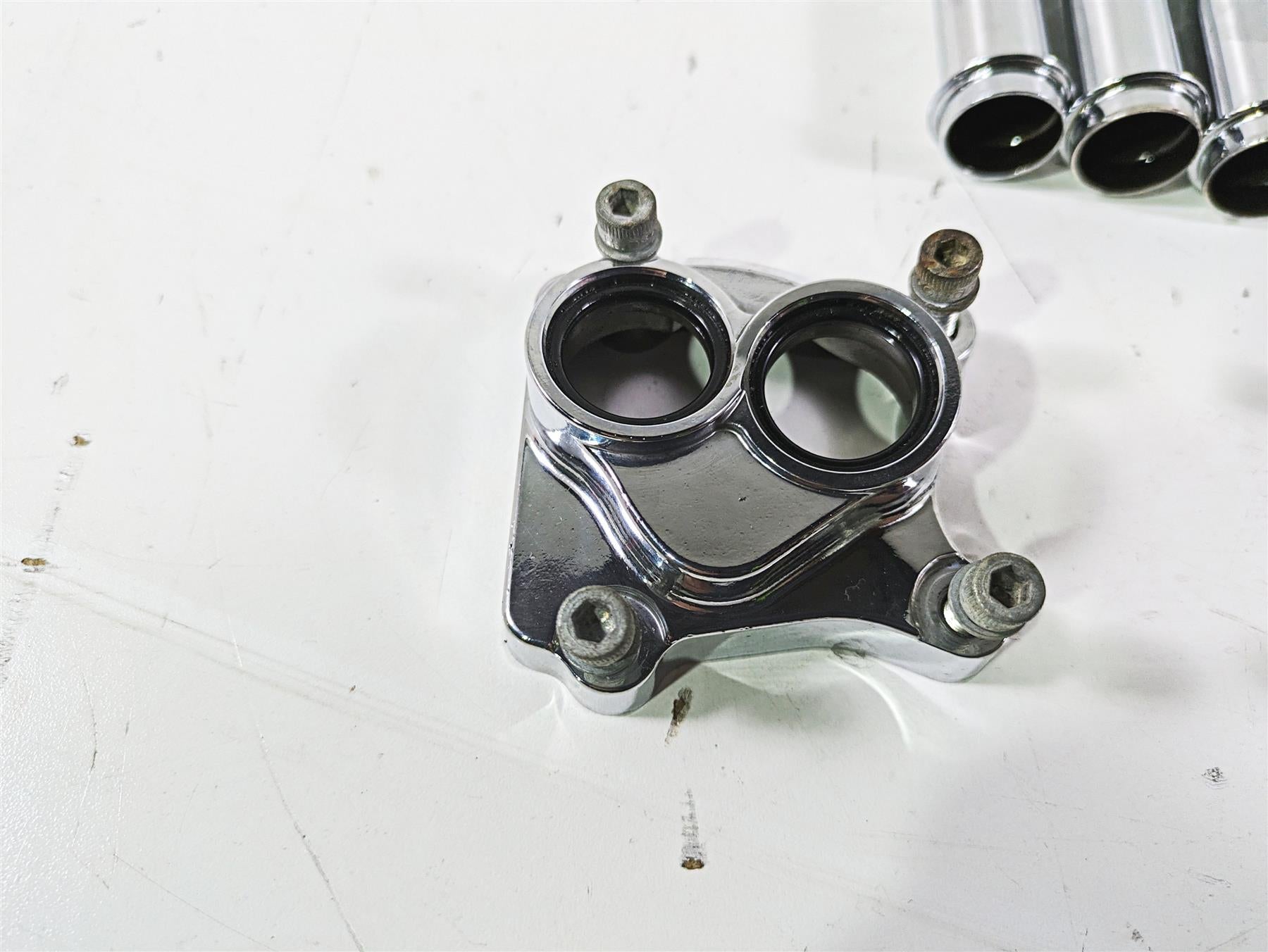 2003 Harley Dyna FXDL Low Rider 100TH Chrome Pushrod Lifter Cover Set 17965-99 {{ shop.shopifyCountryName }} - Mototech271