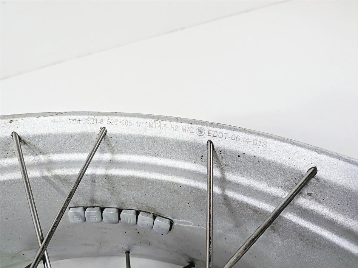 2015 BMW R1200GS K50 Rear Wheel Rim 17x4.5 Runout 36318526904 {{ shop.shopifyCountryName }} - Mototech271