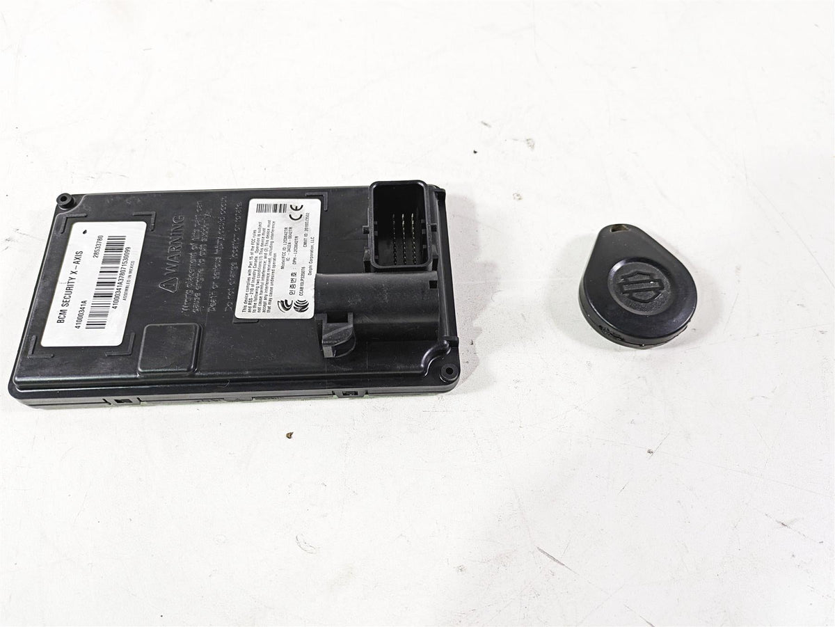 2017 Harley Touring FLTRXS Road Glide Bcm Control Module X-Axis Fob Key 41000341 {{ shop.shopifyCountryName }} - Mototech271