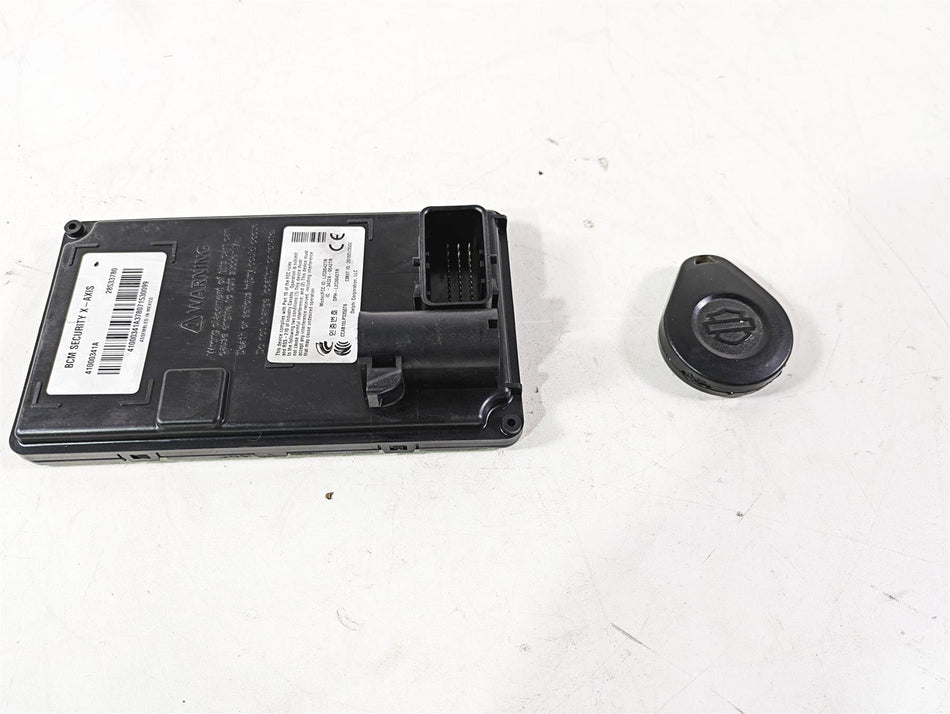 2017 Harley Touring FLTRXS Road Glide Bcm Control Module X-Axis Fob Key 41000341 {{ shop.shopifyCountryName }} - Mototech271