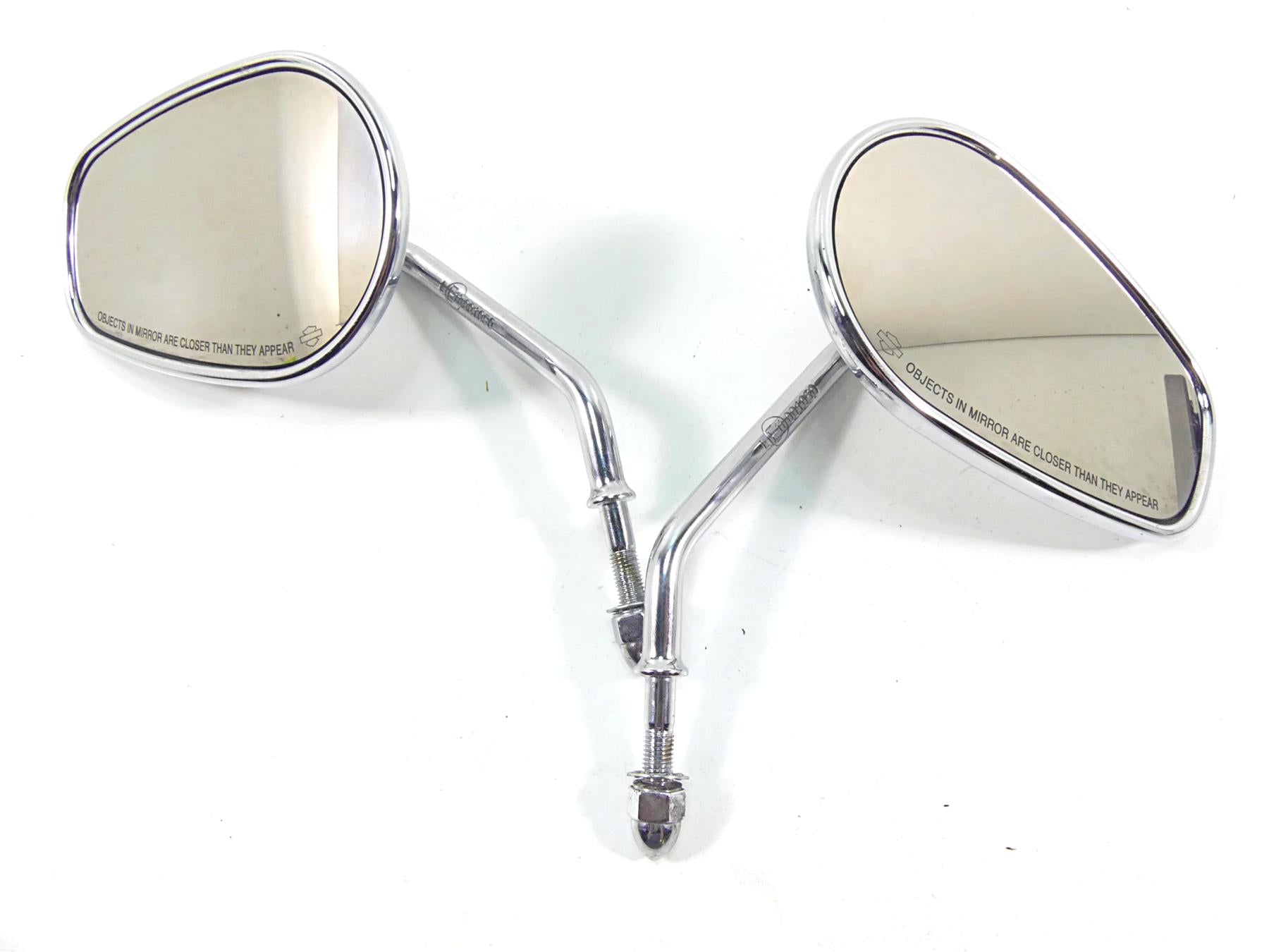2003 Harley Touring FLHTCI E-Glide 100TH Rear View Chrome Mirror Set 91840-03B {{ shop.shopifyCountryName }} - Mototech271