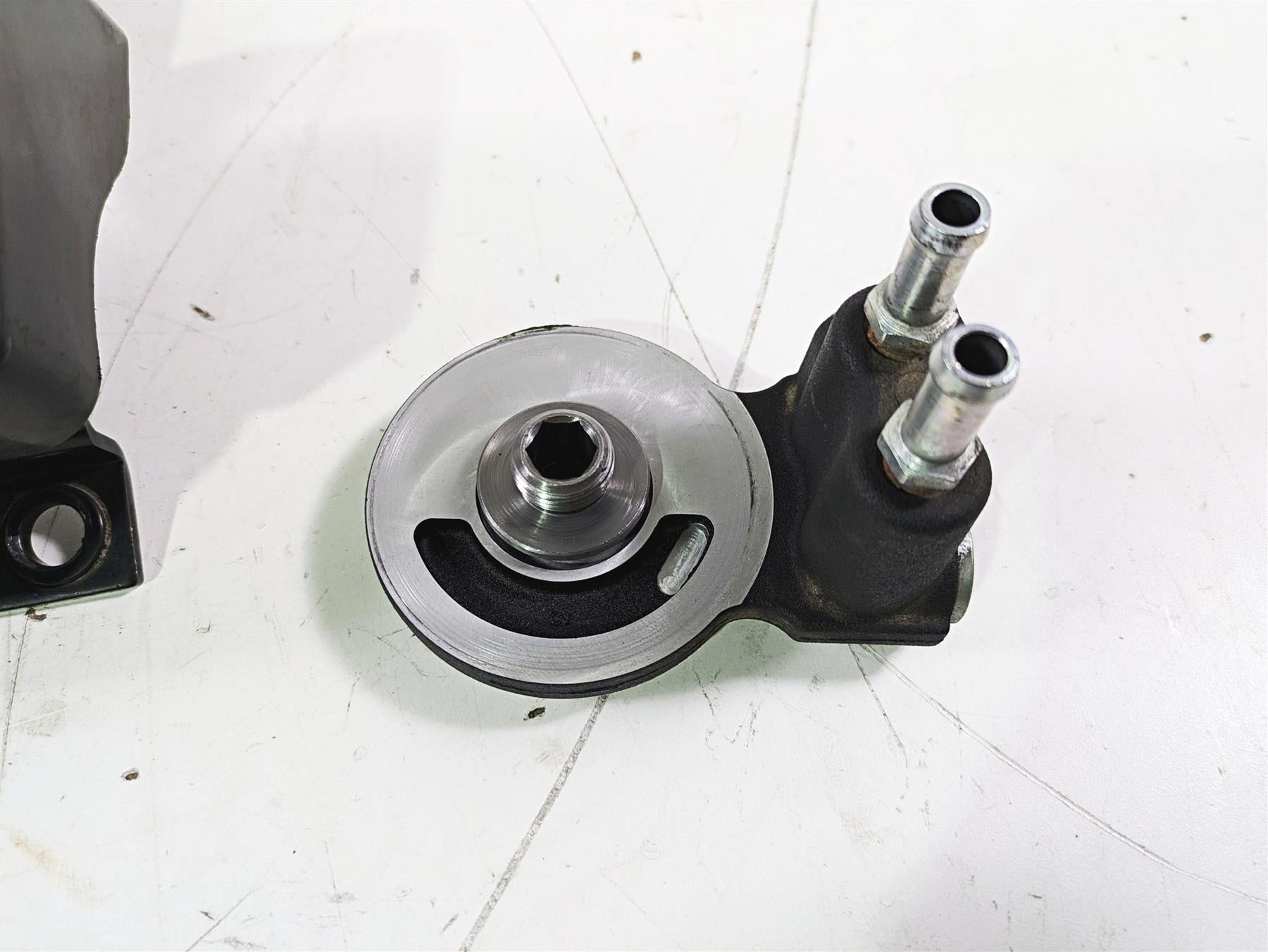2016 Harley Touring FLTRX Road Glide Oil Cooler Flange Cover Set 63083-11A {{ shop.shopifyCountryName }} - Mototech271