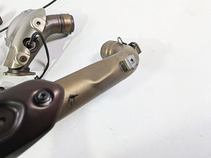 2013 Ducati Hypermotard 821 SP Exhaust Header Pipe & Servo Set 57013292B