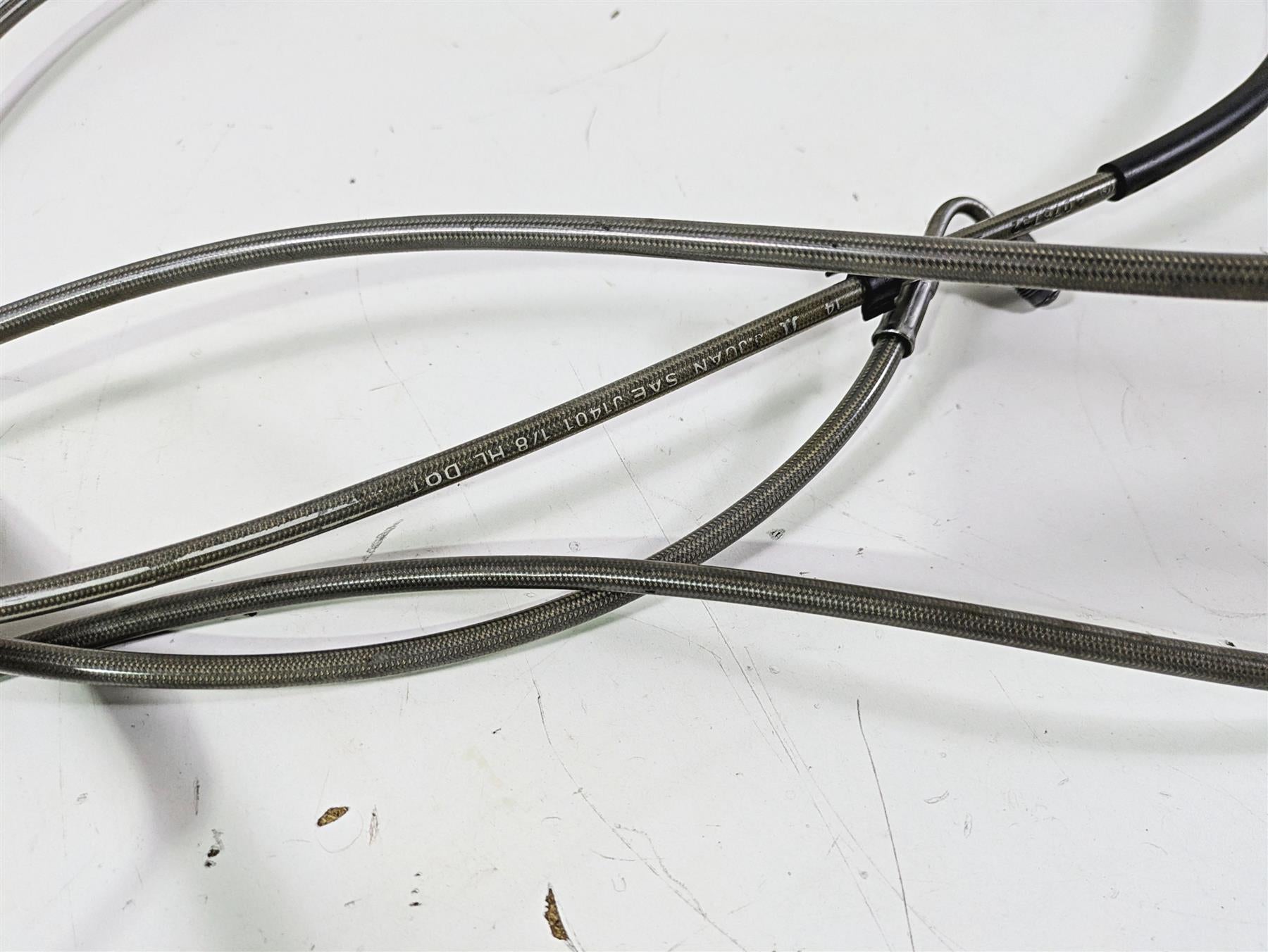 2016 Moto Guzzi Stelvio 1200 8V NTX Abs Brake Line Hose Set 886163 886164 {{ shop.shopifyCountryName }} - Mototech271