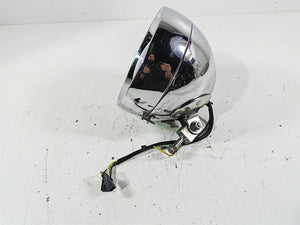 2002 Harley FLSTC Softail Heritage 7" Led Bulb Chrome Headlight Bucket 69748-05 | Mototech271