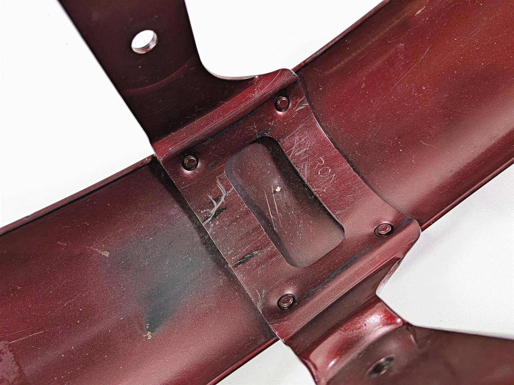 2009 Harley FXCWC Softail Rocker Front Fender Crimson Red Sunglo 60158-08 {{ shop.shopifyCountryName }} - Mototech271