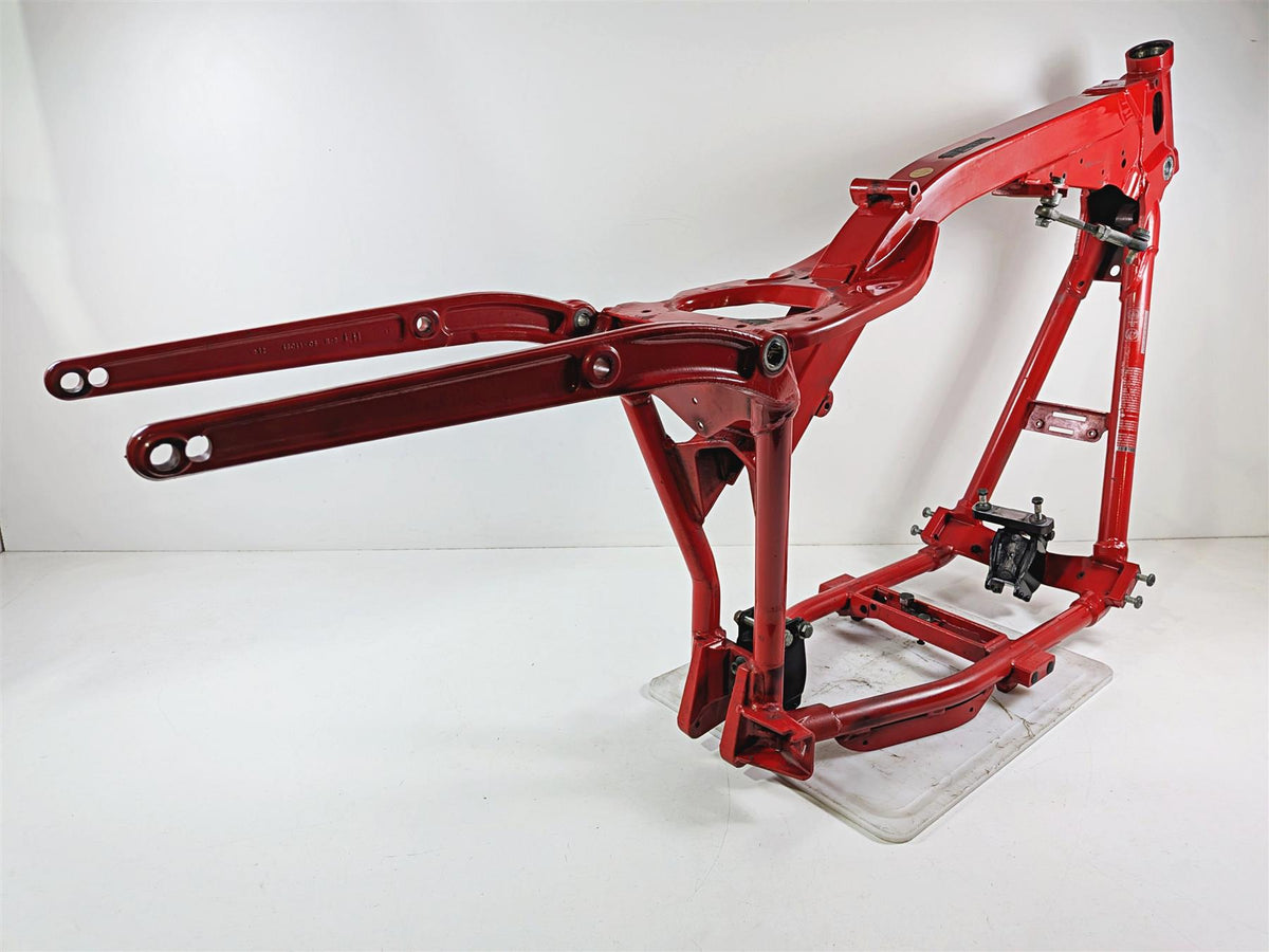 2008 Harley FXDSE CVO Dyna Straight Red Frame Chassis With Clean Texas Title 47293-06-Mototech271