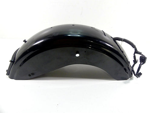 2014 Harley Dyna FXDB Street Bob Rear Fender Vivid Black & Plate Mount 59500097A | Mototech271