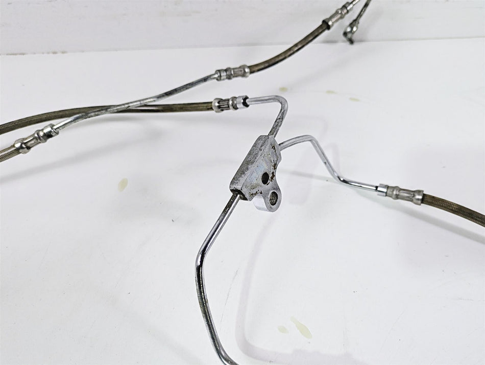2011 Harley Touring FLHTCUSE CVO E-Glide Front Abs Brake Line Set 16" Bars {{ shop.shopifyCountryName }} - Mototech271