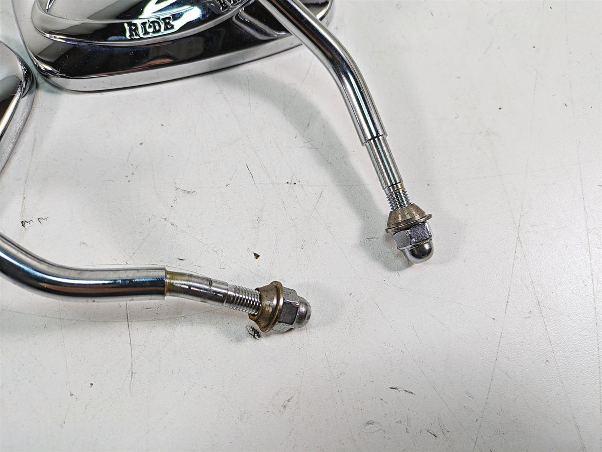 2006 Harley Softail FXSTSI Springer Live To Ride Chrome Mirror Set 91845-03B {{ shop.shopifyCountryName }} - Mototech271
