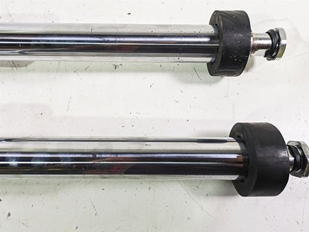 2003 Harley Touring FLHTCUI 100TH E-Glide Chrome Front Fork Set 41mm 46495-02A {{ shop.shopifyCountryName }} - Mototech271