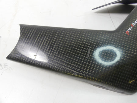 2004 Aprilia RSV1000 R Mille Pro-Fiber Gloss Carbon Swingarm Cover Fairing {{ shop.shopifyCountryName }} - Mototech271