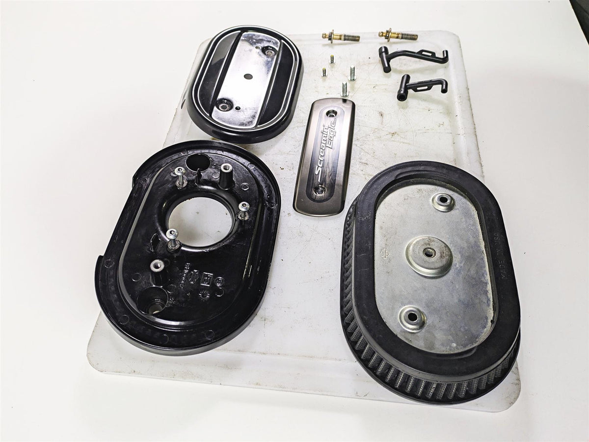 Harley Davidson Touring M8 Milwaukee Eight 114 Screaming Eagle Air Filter Breather Cleaner Set 29000148 {{ shop.shopifyCountryName }} - Mototech271