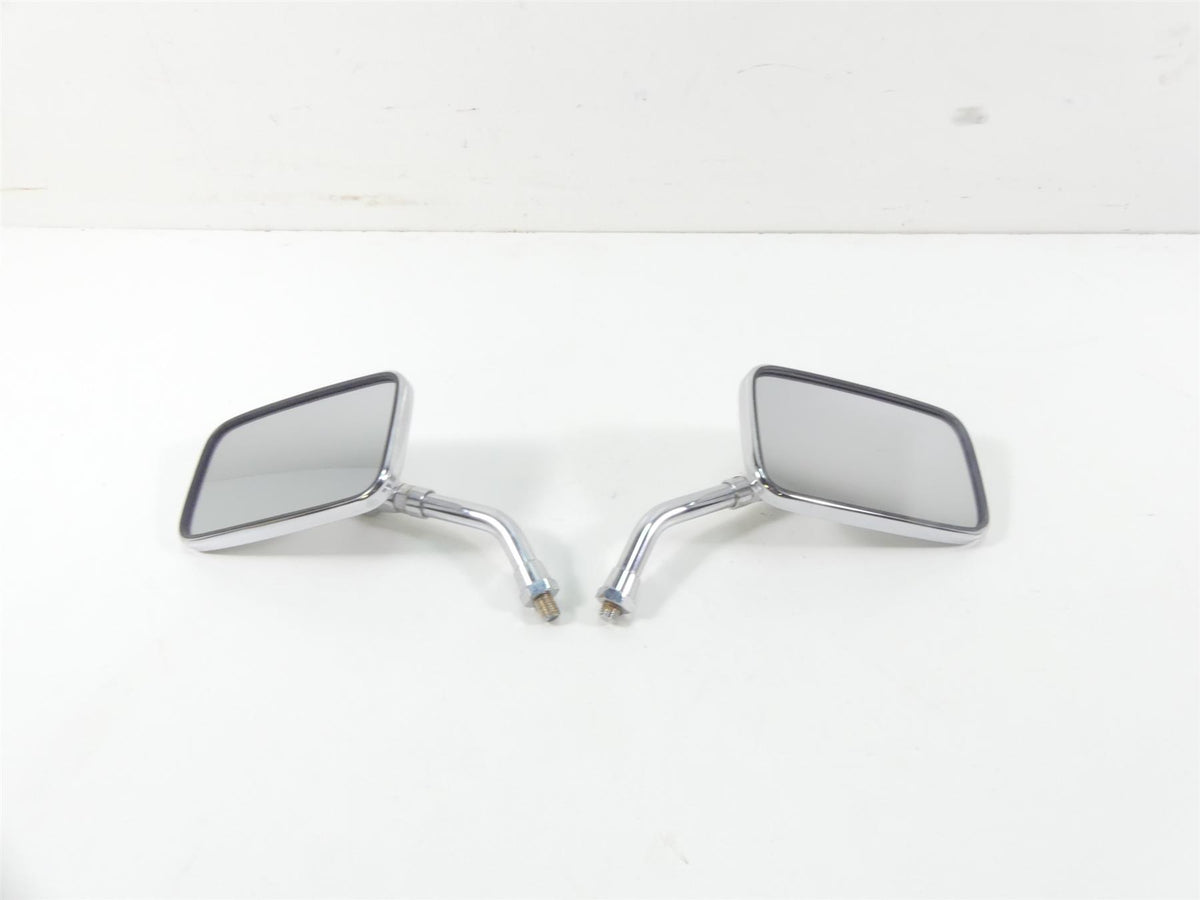 2007 Honda VTX1800 T1 Left Right Rectangle Chrome Rear View Mirror Set {{ shop.shopifyCountryName }} - Mototech271