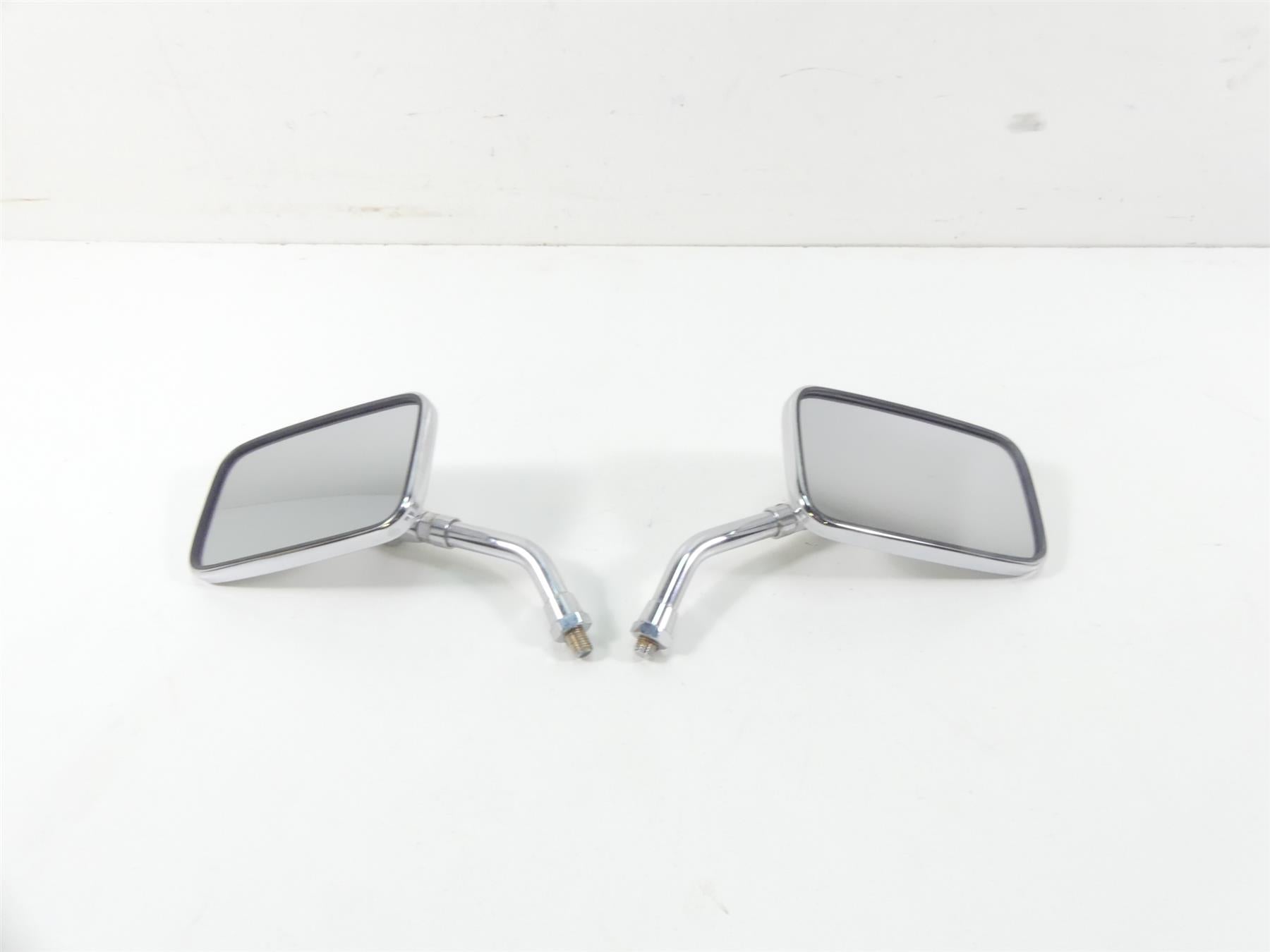 2007 Honda VTX1800 T1 Left Right Rectangle Chrome Rear View Mirror Set {{ shop.shopifyCountryName }} - Mototech271