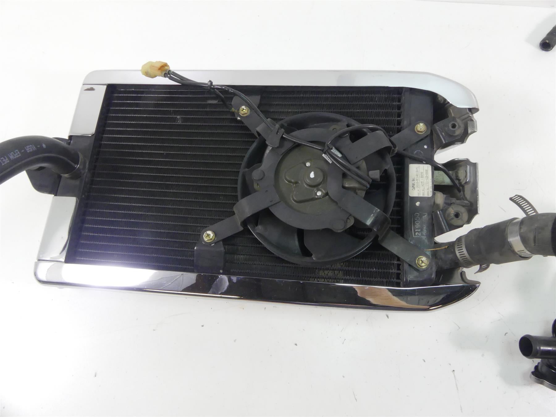2005 Honda V-Twin VTX1800 S3 Radiator Fan Reservoir Hoses Guard 19010-MCV-R11 {{ shop.shopifyCountryName }} - Mototech271