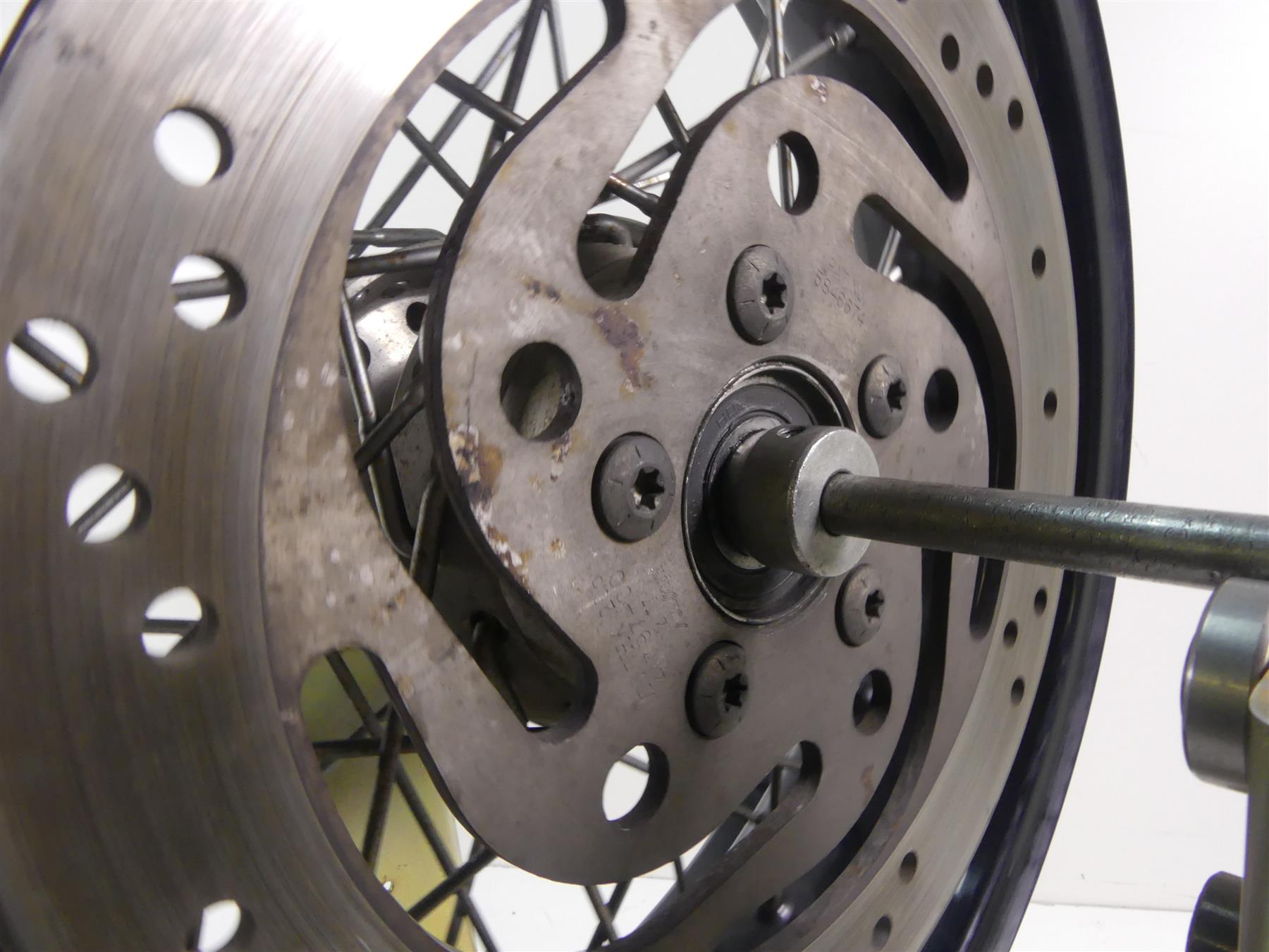 2013 Harley FXDWG Dyna Wide Glide Straight Rear Spoke Wheel Rim 17x4.5 41430-09 {{ shop.shopifyCountryName }} - Mototech271