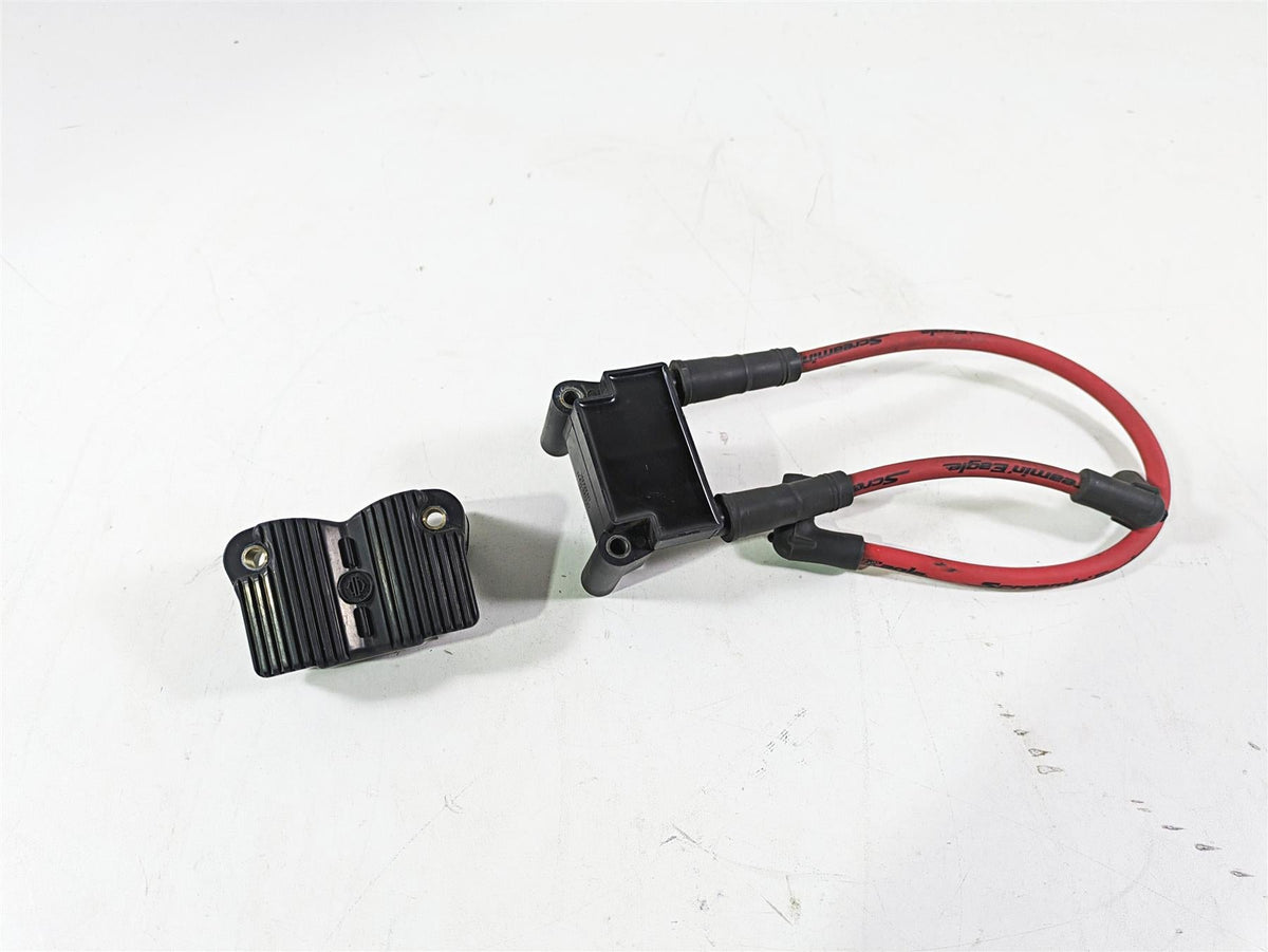 2017 Harley Dyna FXDB Street Bob Delphi Ignition Coil Wires Plug Set 31696-07A {{ shop.shopifyCountryName }} - Mototech271