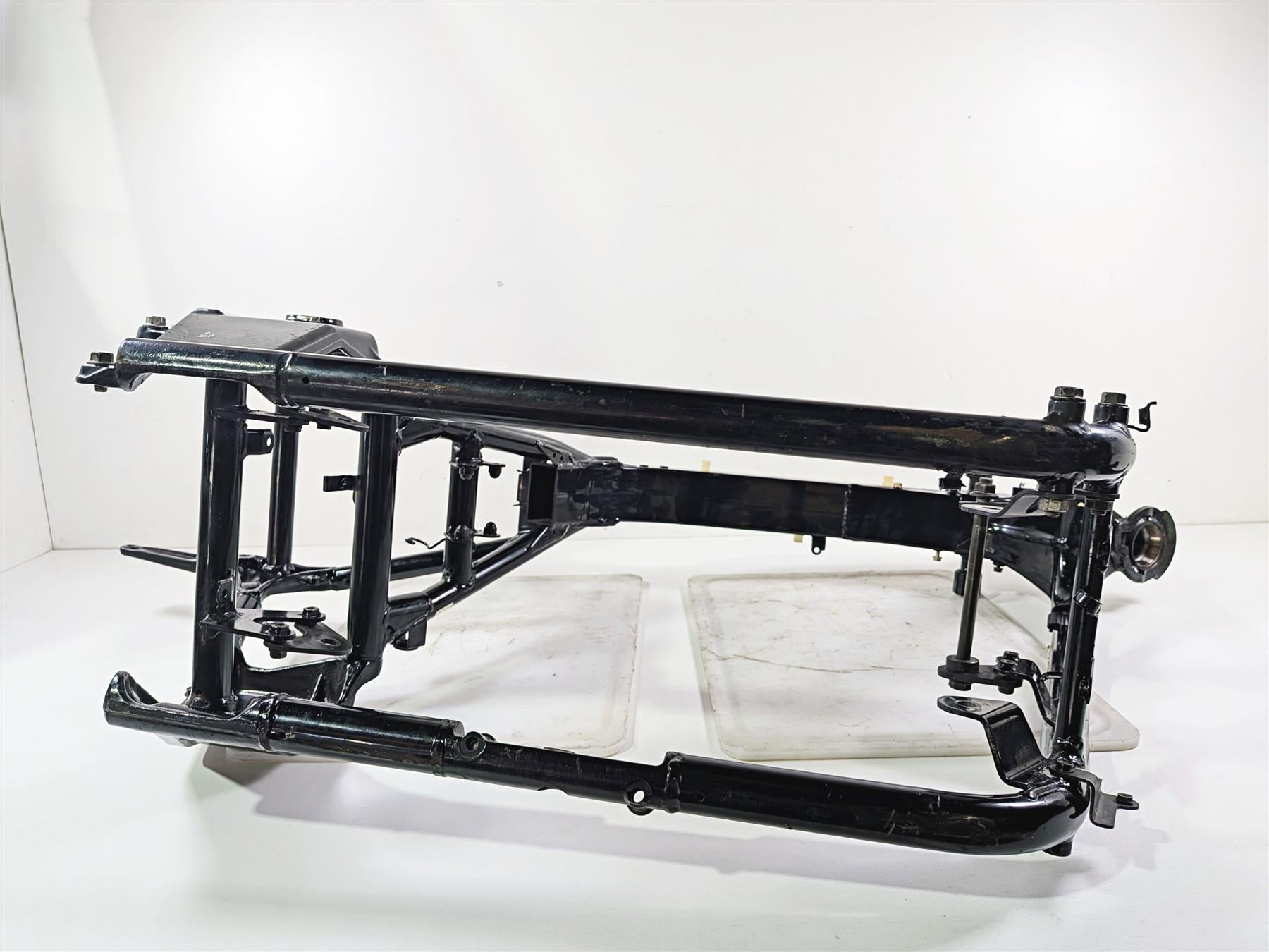 2003 Honda V-Twin VTX1800 C Straight Main Frame + Swingarm With Clean Texas Title 50100-MCH-000 {{ shop.shopifyCountryName }} - Mototech271