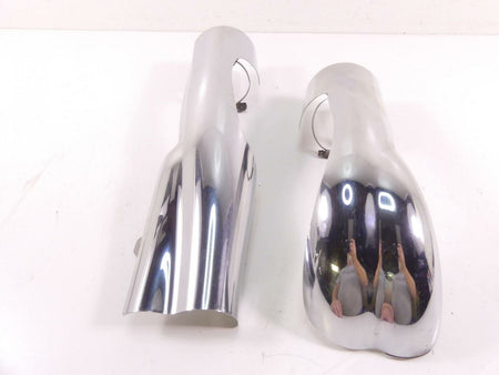 2010 Victory Vision Tour Mid Pipe Chrome Cover Heat Shield Set 1261795 1261794 {{ shop.shopifyCountryName }} - Mototech271