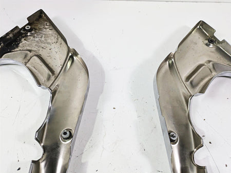 1998 Moto Guzzi California 1100 EV Rear Side Chrome Cover Fairing Set GU03467300 {{ shop.shopifyCountryName }} - Mototech271