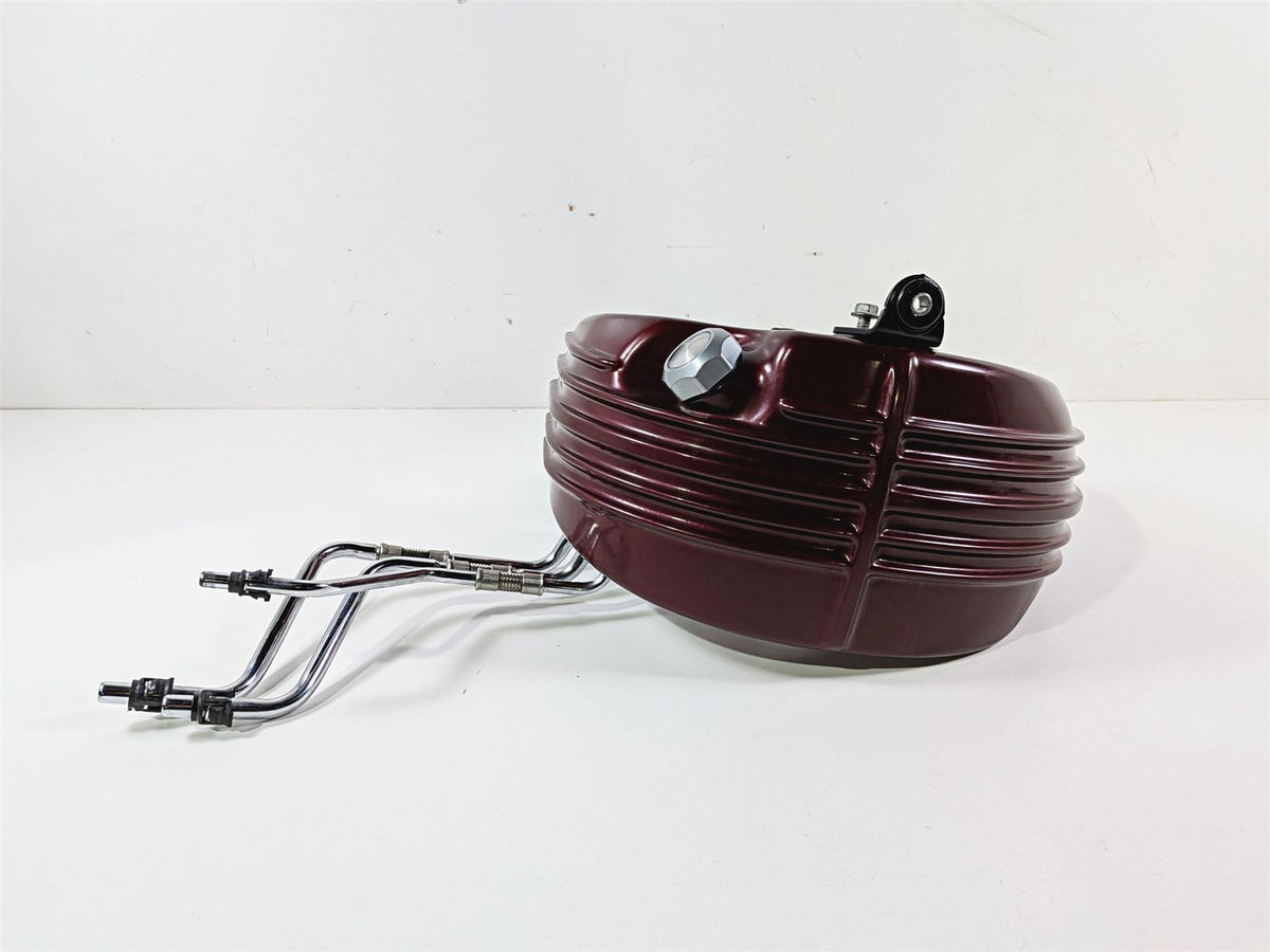 2009 Harley FXCWC Softail Rocker Oil Tank & Lines Deep Red Pearl Set 62546-08 {{ shop.shopifyCountryName }} - Mototech271