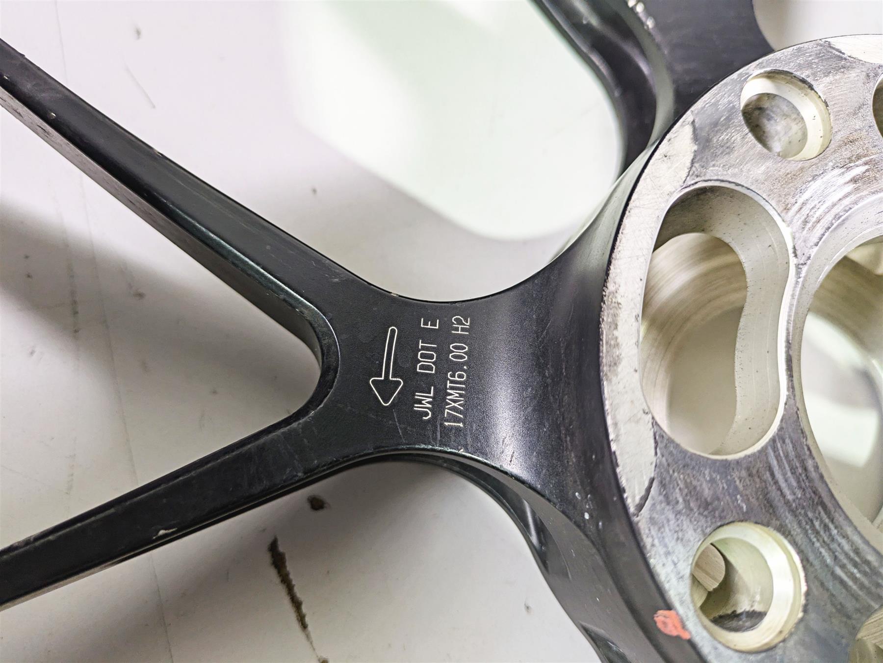 2008 Ducati SBK 1098 S Straight Marchesini 17x6 Rear Wheel Forged Rim 50221251AB {{ shop.shopifyCountryName }} - Mototech271