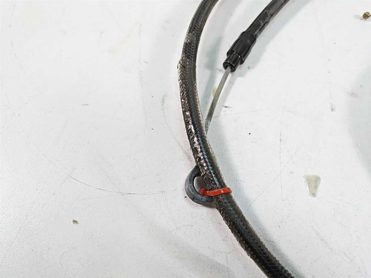 2009 Harley FXDF Dyna Fat Bob Brake Line Clutch Throttle Cable Set 9.5" Riser {{ shop.shopifyCountryName }} - Mototech271