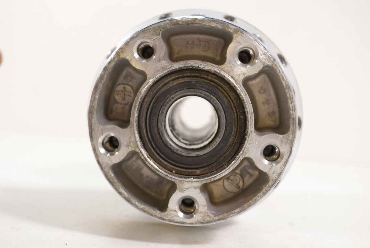 2000 Harley Touring FLHR Road King Chrome Front Center Wheel Hub 40988-00 {{ shop.shopifyCountryName }} - Mototech271