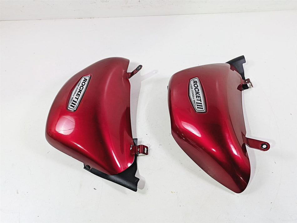 2006 Triumph Rocket 3 Main Side Cover Fairing Panel Set - Read T2301832 T2301833 {{ shop.shopifyCountryName }} - Mototech271