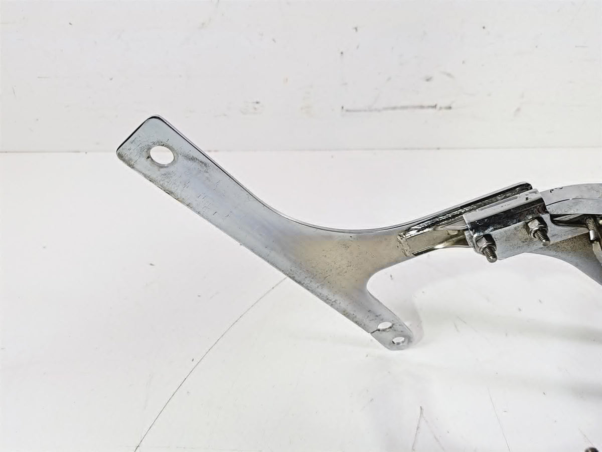 2002 Harley Dyna FXDL Low Rider Rear Chrome Sissy Bar Backrest Six Pack Rack {{ shop.shopifyCountryName }} - Mototech271