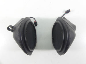 2009 Harley FLHTCU SE4 CVO E-Glide Rear Trunk Speakers Set 76281-08A 76299-08A | Mototech271
