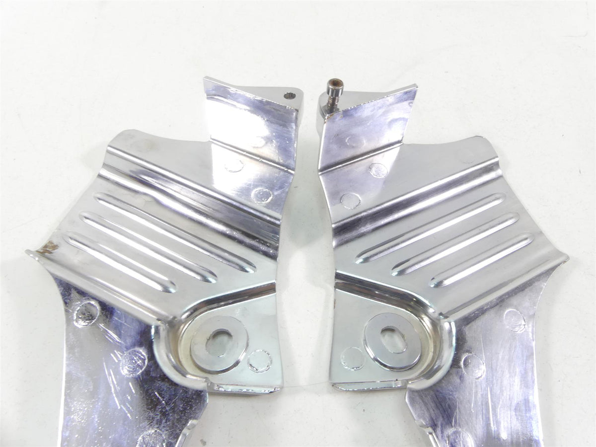 2004 Harley FLHTC SE CVO Electra Glide Kuryakyn Deluxe Neck Chrome Covers 8146 {{ shop.shopifyCountryName }} - Mototech271