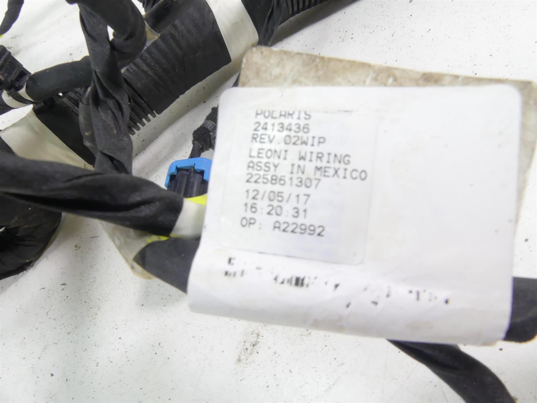 2018 Polaris RZR 1000 RS1 Main Wiring Harness Loom - No Cuts 2413436 {{ shop.shopifyCountryName }} - Mototech271