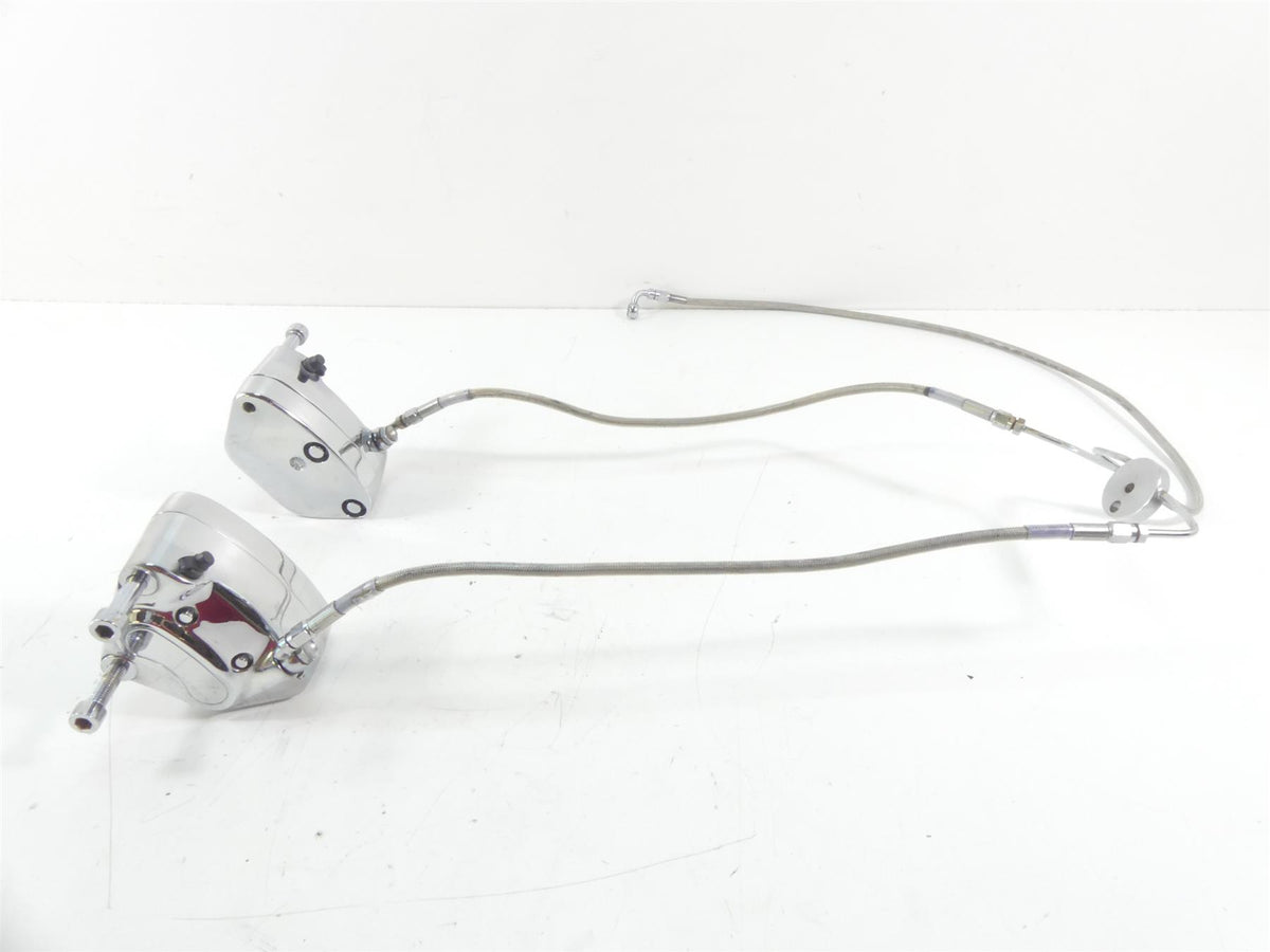 1997 Harley Dyna FXDS Super Glide Conv Front Chrome Brake Caliper Set 44023-83C {{ shop.shopifyCountryName }} - Mototech271